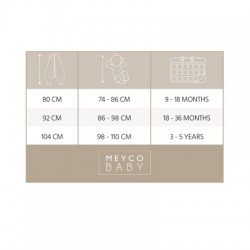 PIJAMA S/M MUSE. LAV. TOG 0.5 92 CM ME-UNI SOFT SAND