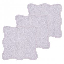 FACECLOTH 3 PACK 30x30 CM ME-TERRY WAVY SOFT LAVENDER