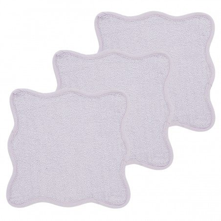 FACECLOTH 3 PACK 30x30 CM ME-TERRY WAVY SOFT LAVENDER