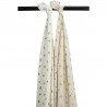 MUSLIN SWADDLES P.WASH. 2 PACK 120x120 CM ME-GINGKO OFF WHITE/SAND