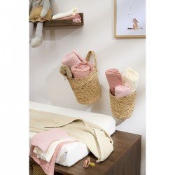MUSLIN SWADDLES P.WASH. 2 PACK 120x120 CM ME-UNI SOFT ROSE/ROSE