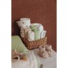 MUSLIN SQUARE PRE-WASH.2-PACK 70x70 CM ME-GINGKO OFF WHITE/SAND
