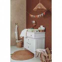 MUSLIN SQUARE PRE-WASH.2-PACK 70x70 CM ME-GINGKO OFF WHITE/SAND
