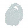 WAVY TERRY BIBS 2 PACK 25x34 CM ME-TERRY WAVY GREY BLUE