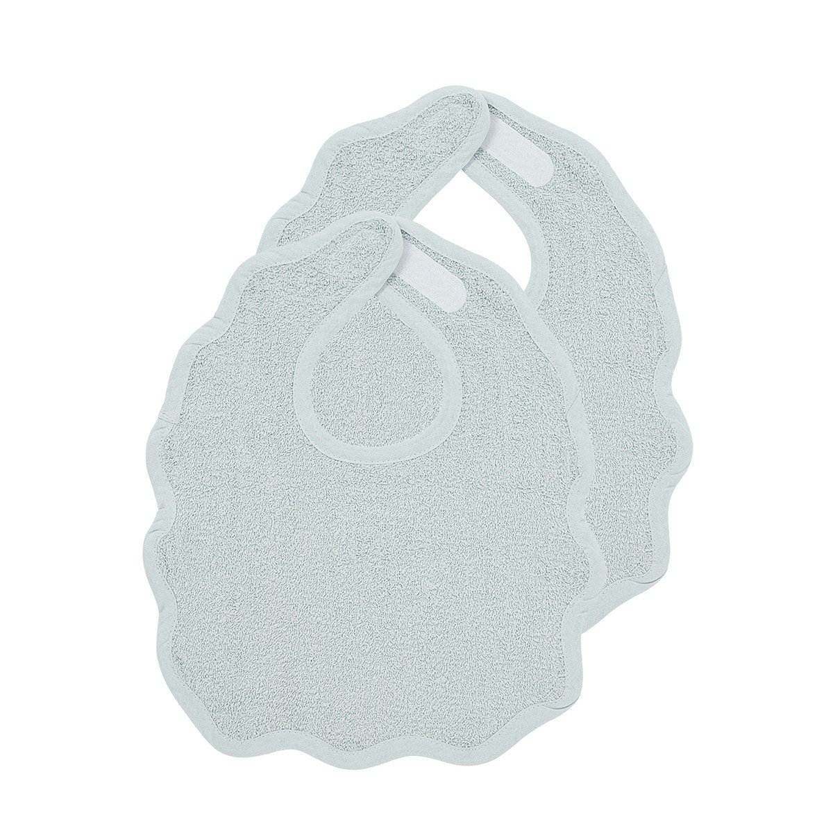 WAVY TERRY BIBS 2 PACK...