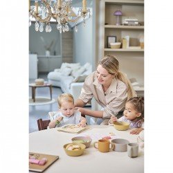 WAVY TERRY BIBS 2 PACK 25x34 CM ME-TERRY WAVY GREY BLUE