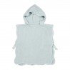PONCHO DE BAÑO 1-3 YEARS ME-TERRY WAVY GREY BLUE