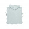 BATH PONCHO 1-3 YEARS ME-TERRY WAVY GREY BLUE