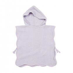 PONCHO DE BAÑO 1-3 YEARS ME-TERRY WAVY SOFT LAVENDER