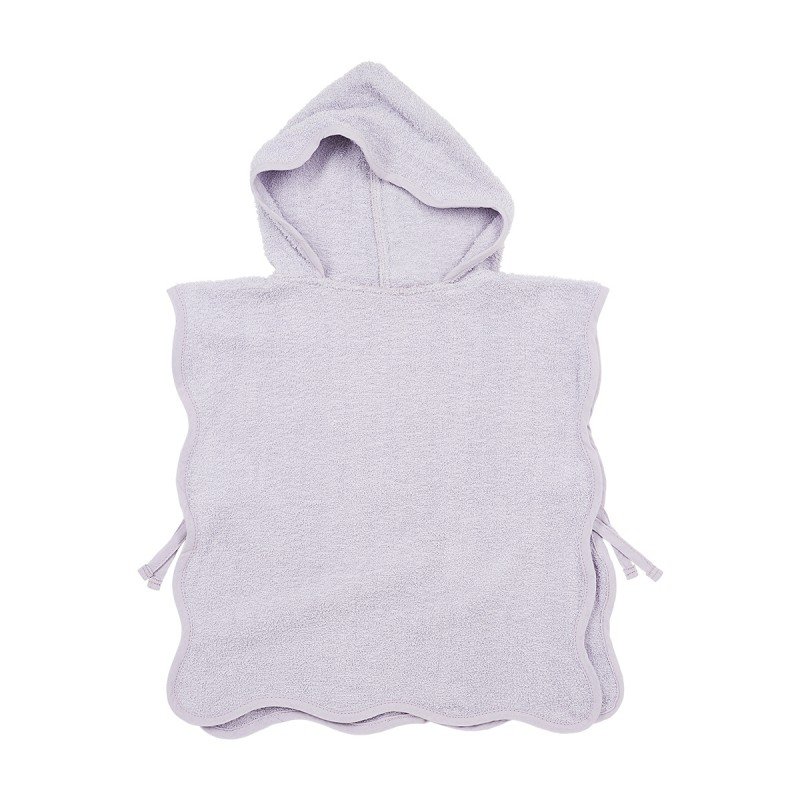 PONCHO DE BAÑO 1-3 YEARS ME-TERRY WAVY SOFT LAVENDER