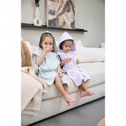 BATH PONCHO 1-3 YEARS ME-TERRY WAVY SOFT LAVENDER