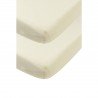 JERSEY F.SHEET COT BED 2 PACK 60x120 CM ME-UNI NATURE