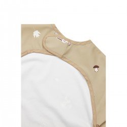 BABERO PU CON MANGAS 9-18m ME-FOREST ANIMALS SAND