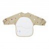 BABERO PU CON MANGAS 9-18m ME-FOREST ANIMALS SAND