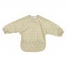 PU BIB WITH SLEEVES 6-18m ME-SWEET HEART SAND/SOFT SAND