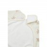 PU BIB WITH SLEEVES 9-18m ME-GINGERBREAD SOFT SAND