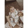 PU BIB WITH SLEEVES 9-18m ME-GINGERBREAD SOFT SAND
