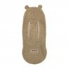 SWADDLE BLANKET G.0 BEAR .. ME-BEAR WARM BROWN