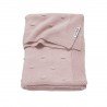COTTON BLANKET CRIB 75x100 CM ME-KNOTS ROSE