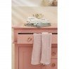 COTTON BLANKET CRIB 75x100 CM ME-KNOTS ROSE