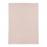 COTTON BLANKET CRIB 75x100 CM ME-MINI KNOTS TEDDY SOFT PINK