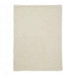 COTTON BLANKET CRIB 75x100 CM ME-KNOTS TEDDY SOFT SAND