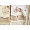 COTTON BLANKET CRIB 75x100 CM ME-KNOTS TEDDY SOFT SAND