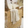 COTTON BLANKET CRIB 75x100 CM ME-KNOTS TEDDY SOFT SAND