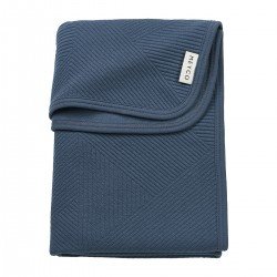 POLYCOT. BLANKET CRIB TOG 1.0 75x100 CM ME-PURE FLANNEL INDIGO