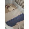 POLYCOT. BLANKET CRIB TOG 1.0 75x100 CM ME-PURE FLANNEL INDIGO