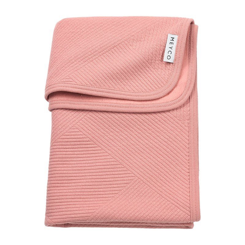 POLYCOT. BLANKET CRIB TOG 1.0 75x100 CM ME-PURE FLANNEL ROSE