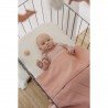 POLYCOT. BLANKET CRIB TOG 1.0 75x100 CM ME-PURE FLANNEL ROSE