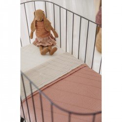 POLYCOT. BLANKET CRIB TOG 1.0 75x100 CM ME-PURE FLANNEL ROSE