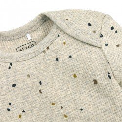PIJAMA 2 PCS. CANALÉ 50/56 ME-RIB MINI SPOT SAND MELANGE
