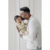 PIJAMA 2 PCS. CANALÉ 62/68 ME-RIB MINI SPOT SAND MELANGE