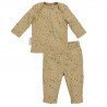 RIBBED PYJAMA 2 PCS. 50/56 ME-RIB MINI SPOT TOFFEE MELANGE