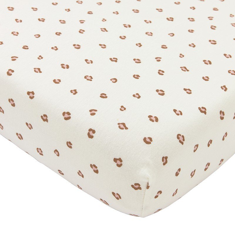 SABANA BAJERA AJUST.CUNA 60 60x120 CM ME-MINI PANTHER SOFT PINK