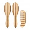 SET 3PCS.BRUSH-COMB NAT.BAMBOO ME-UNI S.NATURAL/WALNUT ..