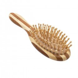 SET 3PCS.CEPILLO-PEINE BAMBÚ N ME-UNI S.NATURAL/WALNUT ..