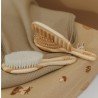SET 3PCS.BRUSH-COMB NAT.BAMBOO ME-UNI S.NATURAL/WALNUT ..