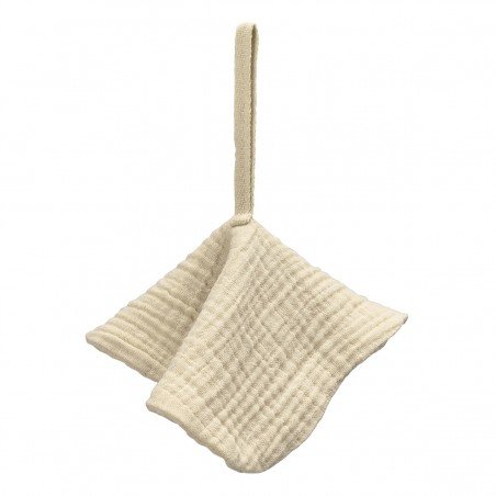 PACIFIER CLOTH P.WASHED MUSLIN .. ME-UNI SOFT SAND