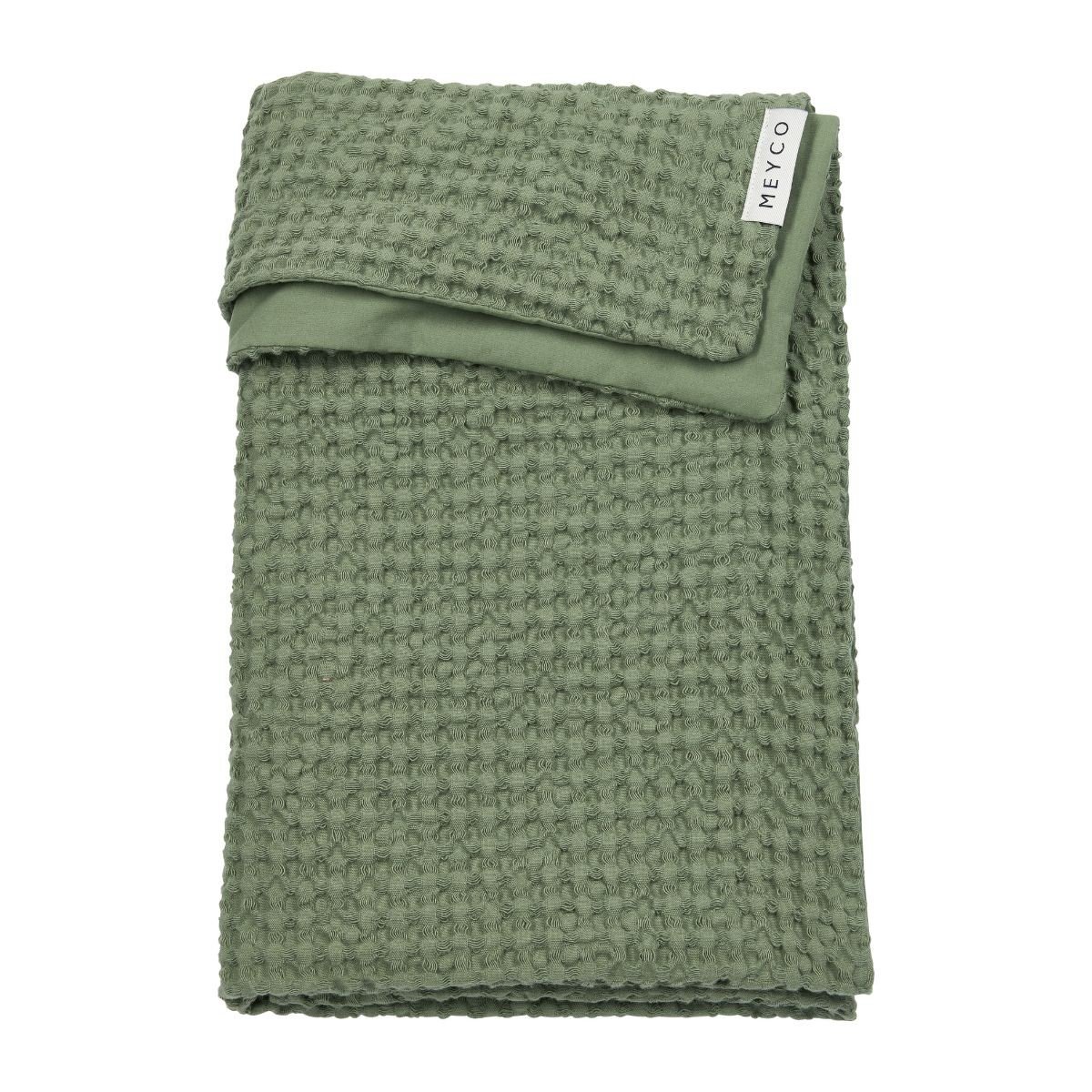 WAFFLE COTT.BLANKET CRIB...
