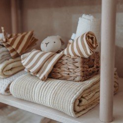 MANTA MINICUNA MUS.P-L.TOG 1.5 75x100 CM ME-STRIPE SAND