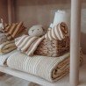 P-W MUS.BLANKET CRIB TOG 1.5 75x100 CM ME-STRIPE SAND