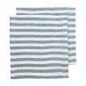 MUSELINA LAV. MEDIANA PACK 2 70x70 CM ME-FAT STRIPE JEANS BLUE
