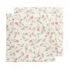 MUSLIN SQUARE PRE-WASH.2-PACK 70x70 CM ME-FLOWER MULTICOLOUR