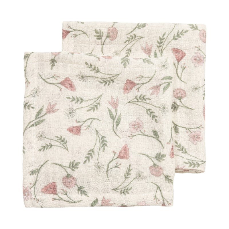 FACECLOTH 2-PACK 30x30 CM ME-FLOWER MULTICOLOUR