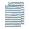 WASHCLOTH P.W.MUS. 2-PACK 20x17 CM ME-FAT STRIPE JEANS BLUE