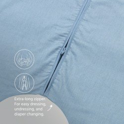 PIJAMA S/M LINO TOG 0.5 80 CM ME-STUDIO JEANS BLUE