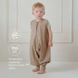 PIJAMA S/M LINO TOG 0.5 80 CM ME-STUDIO TAUPE